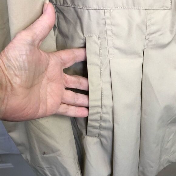 NANETTE LEPORE KHAKI  HOODED UTILITY SPRING JACKET  EXCELLENT CONDITION - Picture 8 of 15